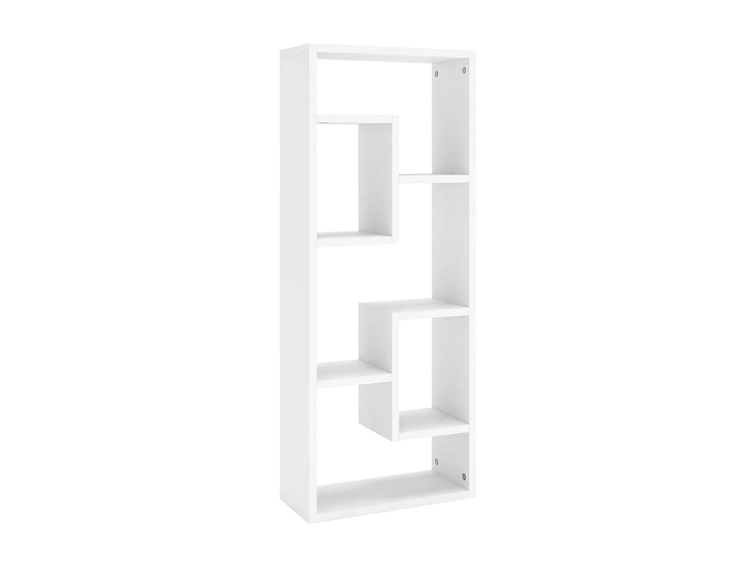 Étagère murale Blanc 36x16x90 cm Bois d'ingénierie