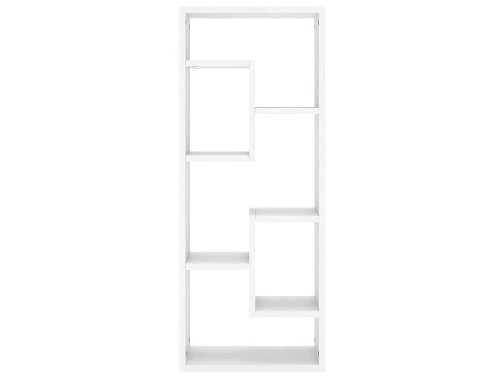 Estante de parede 36x16x90 cm derivados de madeira branco