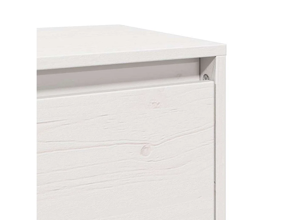 Wandkasten 2 st 45x30x35 cm massief grenenhout wit