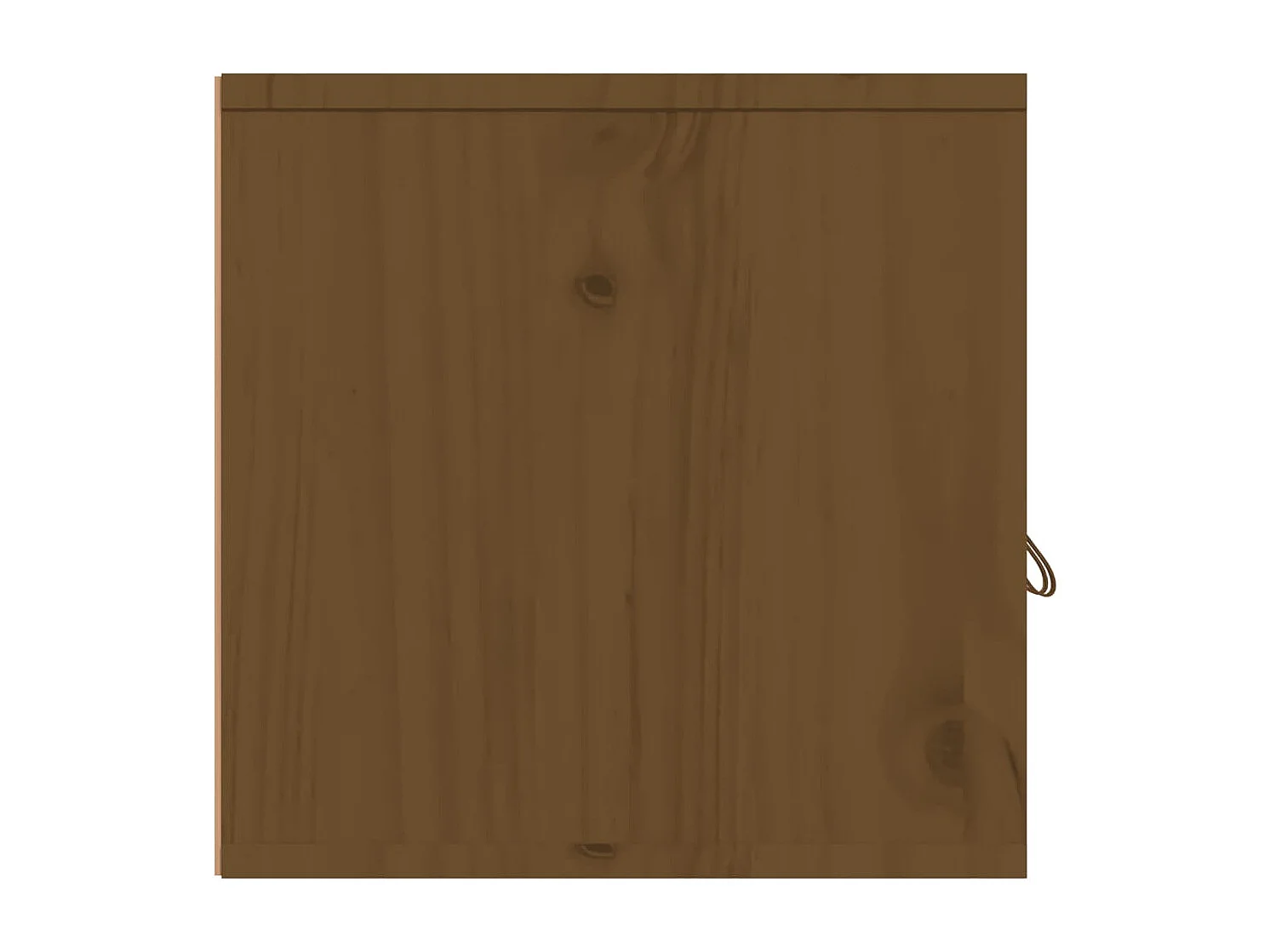 Armoires murales 2pcs Marron miel 60x30x30cm Bois de pin massif