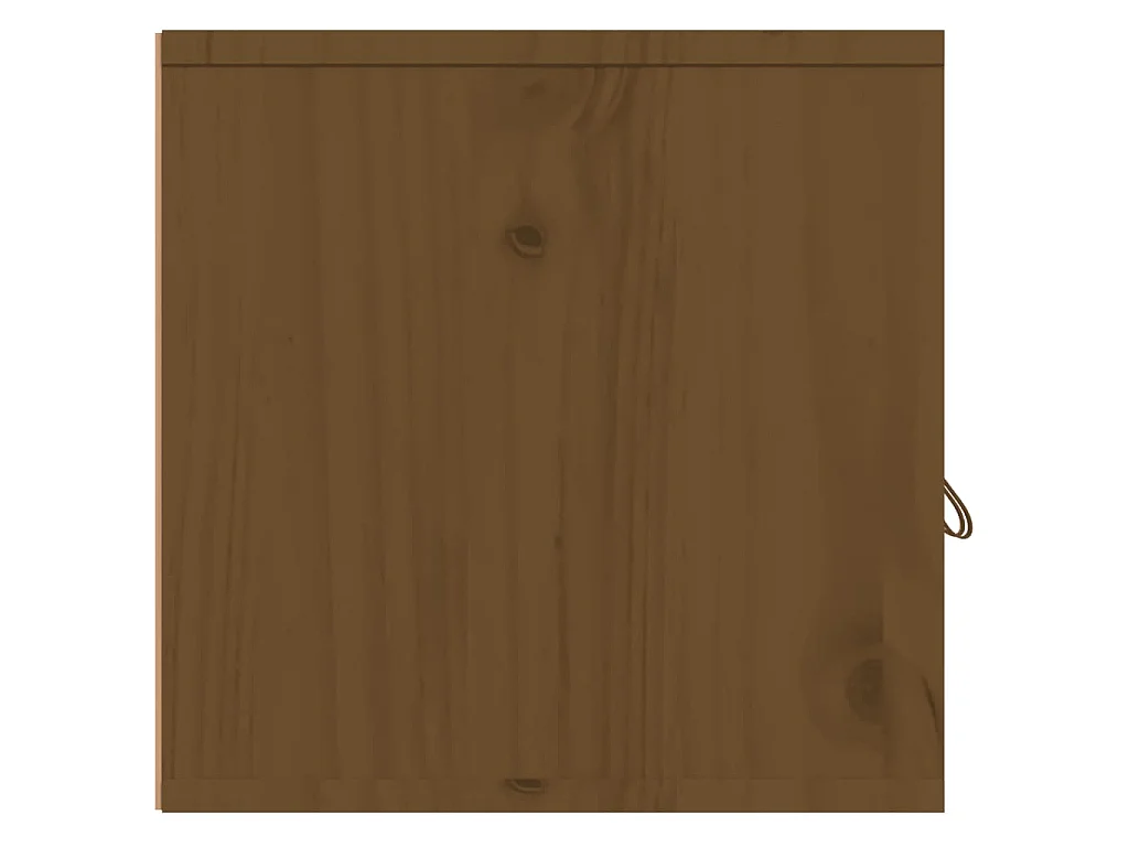 Armários de parede 2 pcs 60x30x30 cm pinho maciço castanho-mel