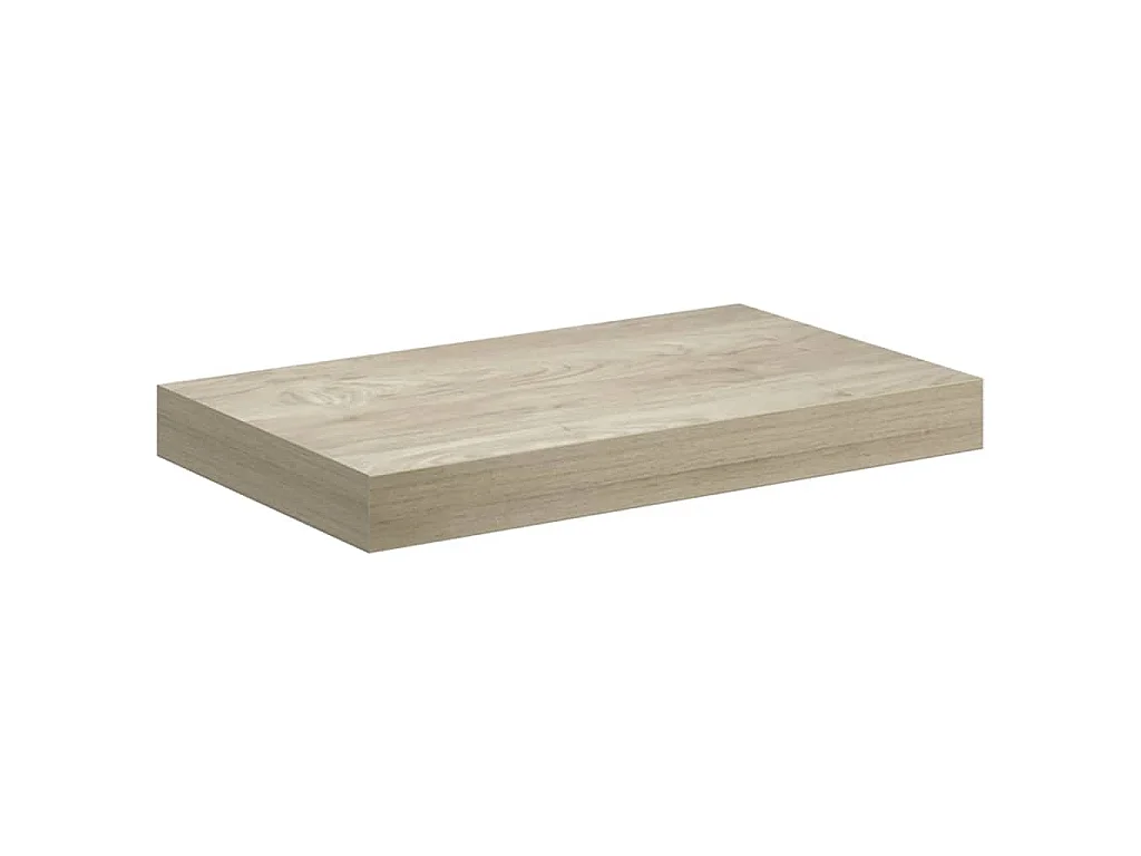 Étagères murales flottantes 4 pcs chêne 40x23,5x3,8 cm MDF
