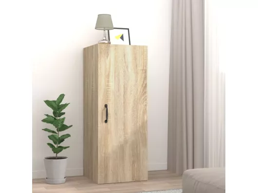 Kauf Unique Hängeschrank Sonoma-Eiche 34,5x34x90 cm Holzwerkstoff