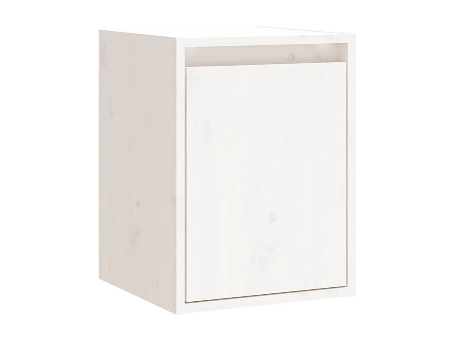 Wandschrank Weiß 30x30x40 cm Massivholz Kiefer