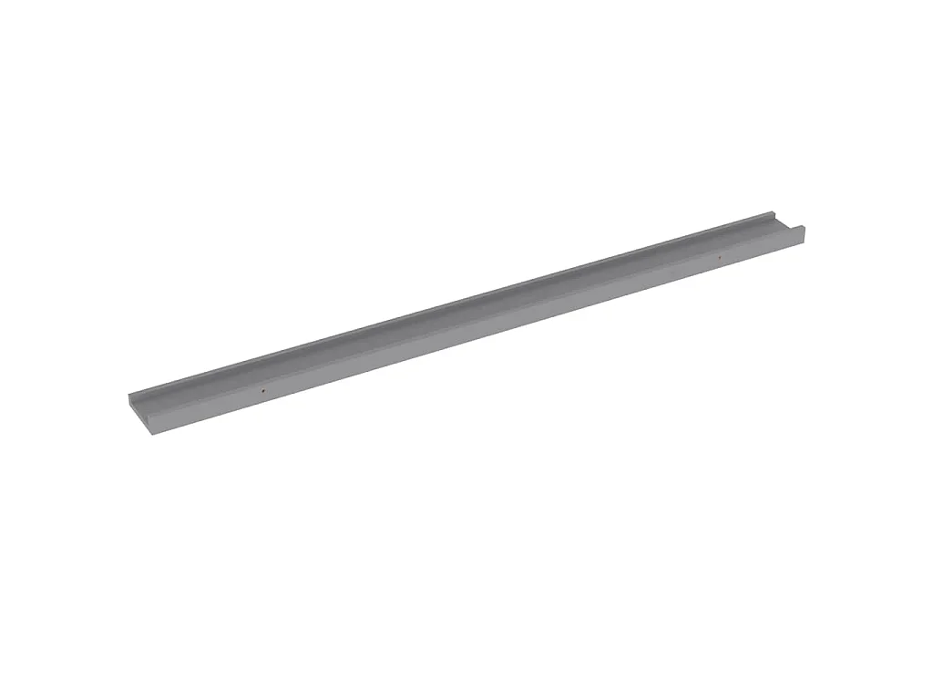 Étagères murales 2 pcs Gris 115x9x3 cm
