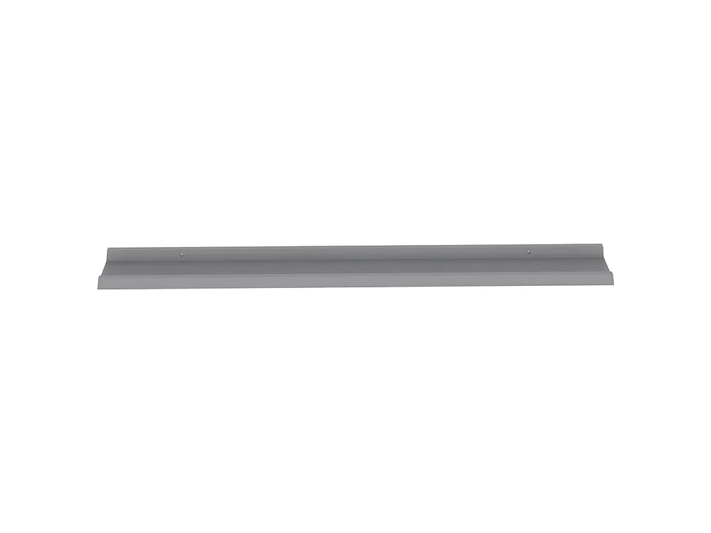 Étagères murales 2 pcs Gris 115x9x3 cm