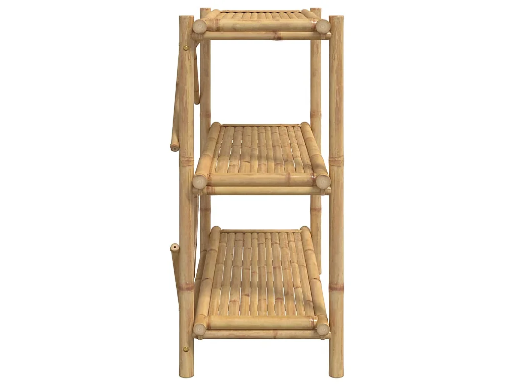 Rek 3-laags 100x40x90 cm bamboe