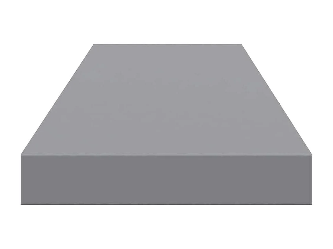 Scaffale a Parete Grigio 80x23,5x3,8 cm in MDF