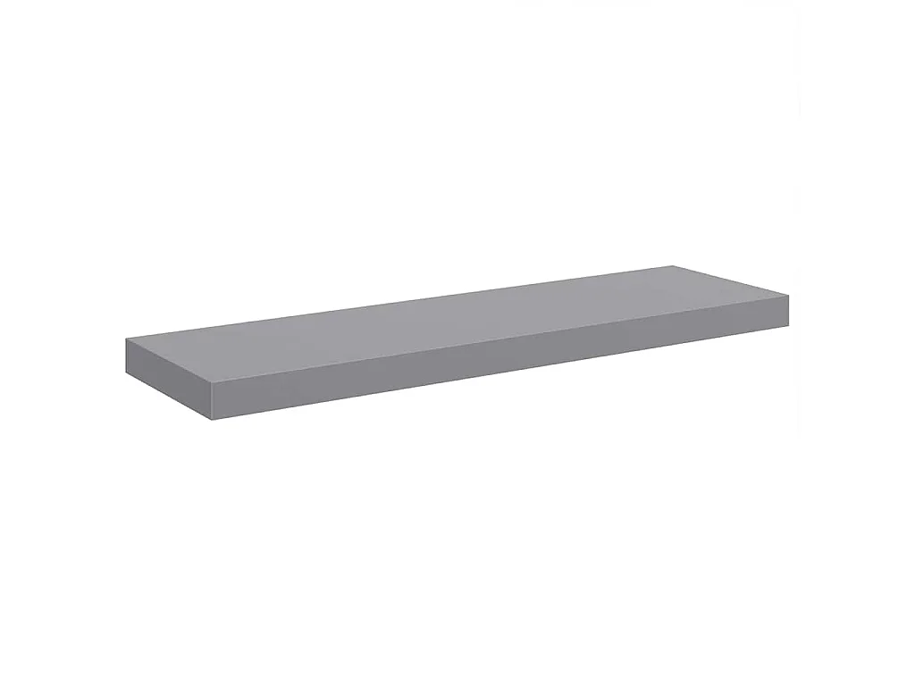 Schweberegal Grau 80x23,5x3,8 cm MDF