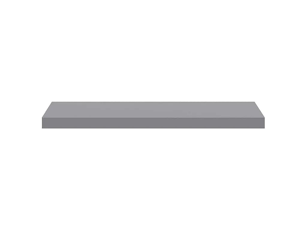 Schweberegal Grau 80x23,5x3,8 cm MDF