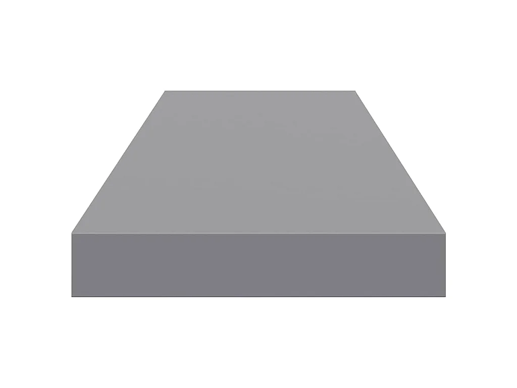 Schweberegal Grau 80x23,5x3,8 cm MDF