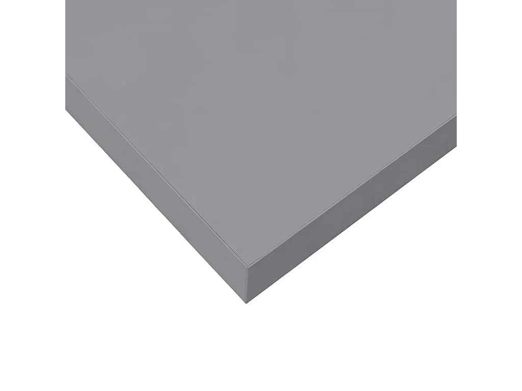 Étagère flottante murale gris 80x23,5x3,8 cm MDF