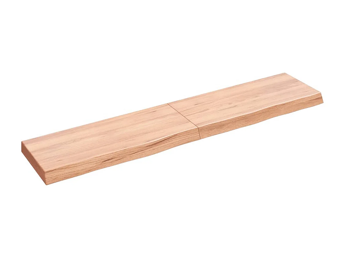 Prateleira de parede 140x30x(2-6) cm carvalho tratado castanho