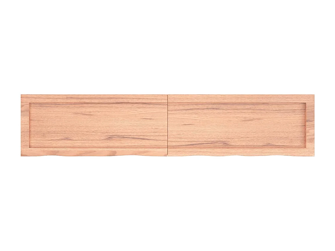 Prateleira de parede 140x30x(2-6) cm carvalho tratado castanho