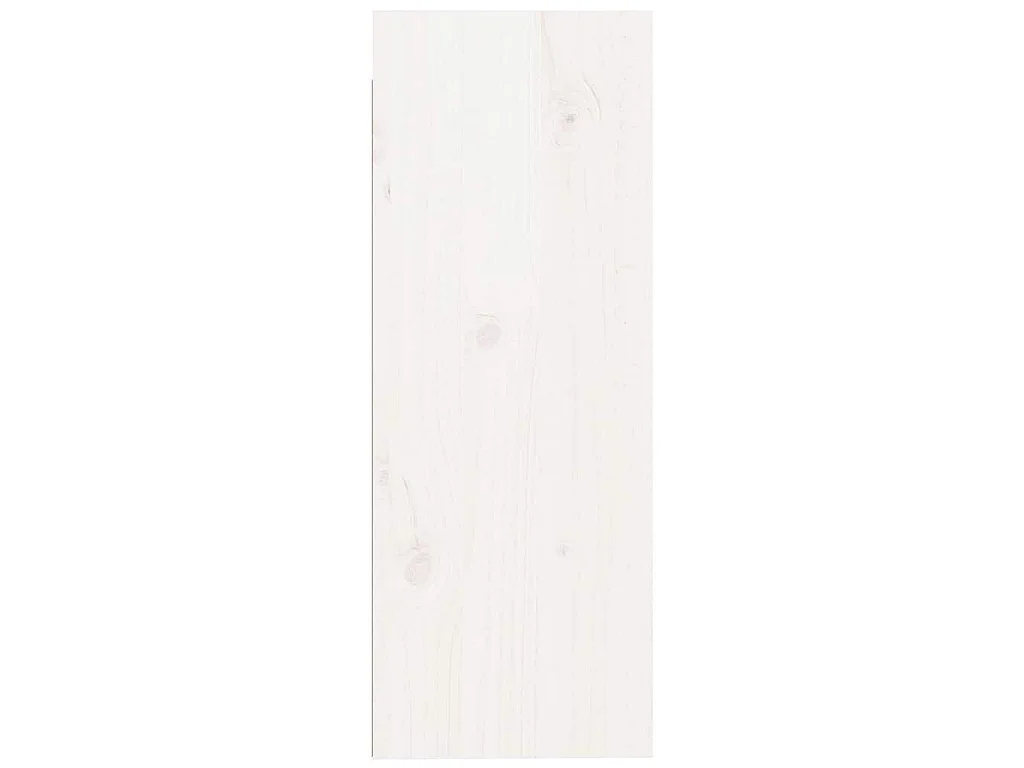 Wandkasten 2 st 30x30x80 cm massief grenenhout wit
