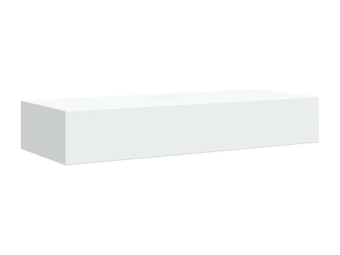 Wandschap met lade 60x23,5x10 cm MDF wit