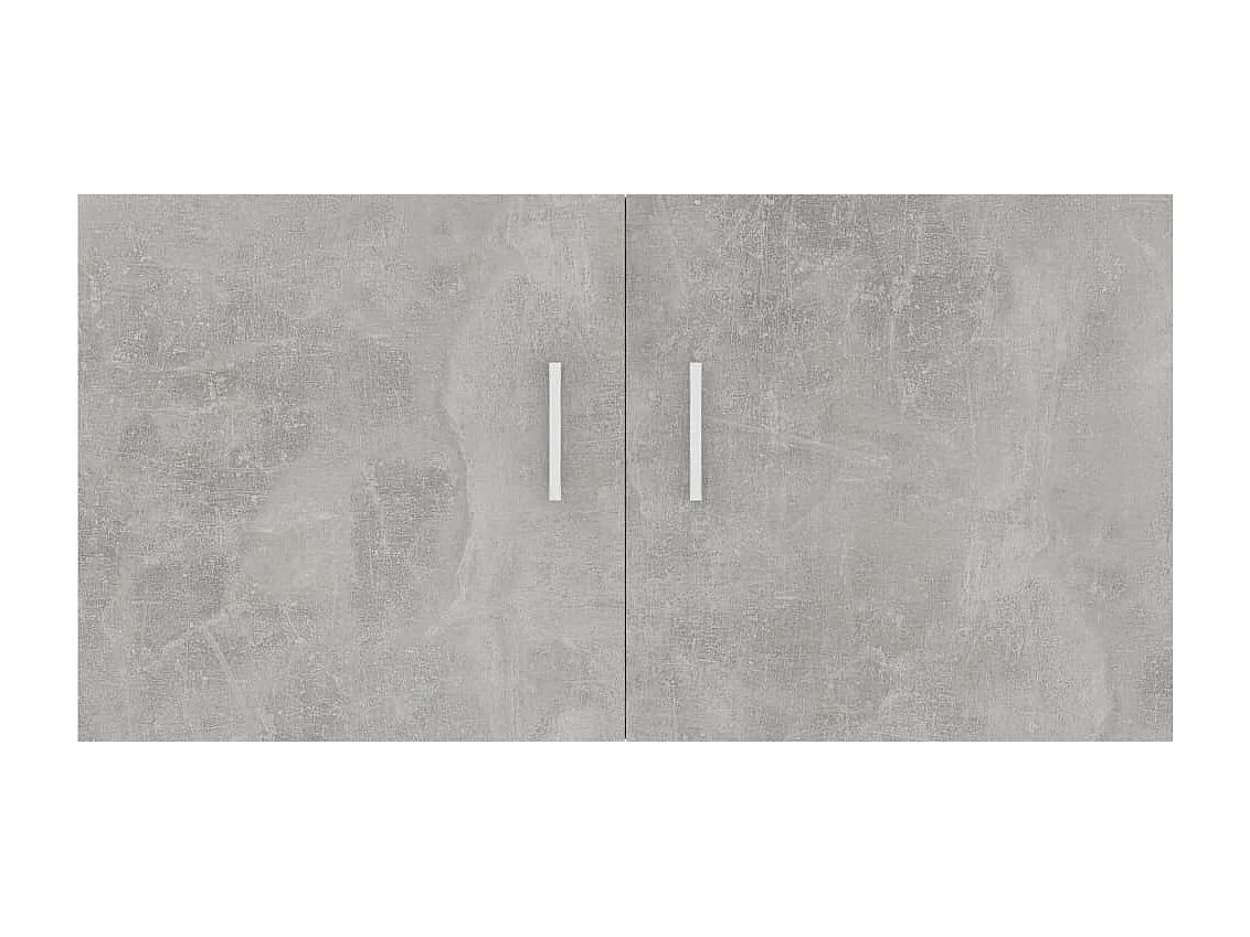 Armoire murale Gris béton 80x39x40 cm Bois d'ingénierie