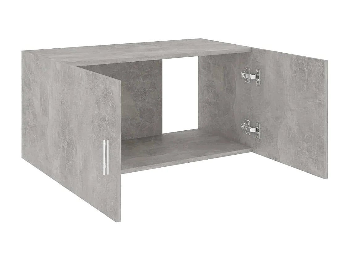 Hangkast 80x39x40 cm bewerkt hout betongrijs