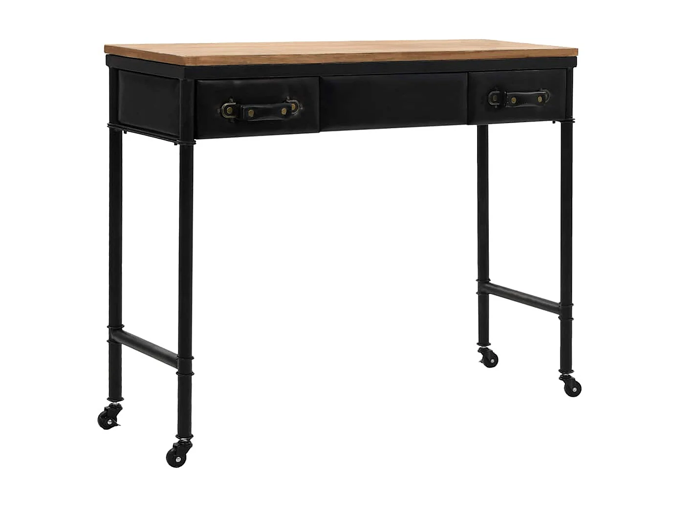 Wandtafel 100x33,5x80 cm MDF en vurenhout