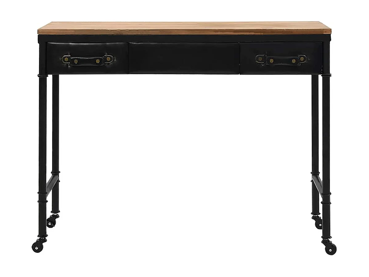 Wandtafel 100x33,5x80 cm MDF en vurenhout