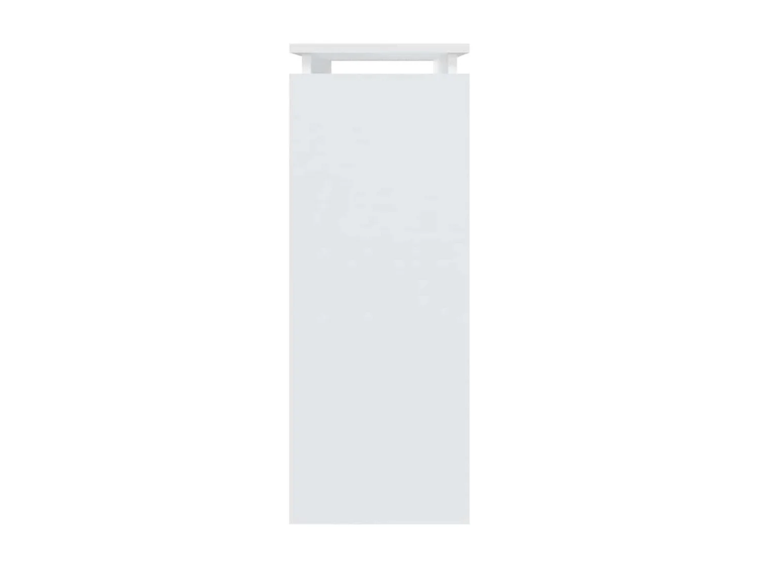 Mesa consola 80x30x80 cm derivados de madeira branco