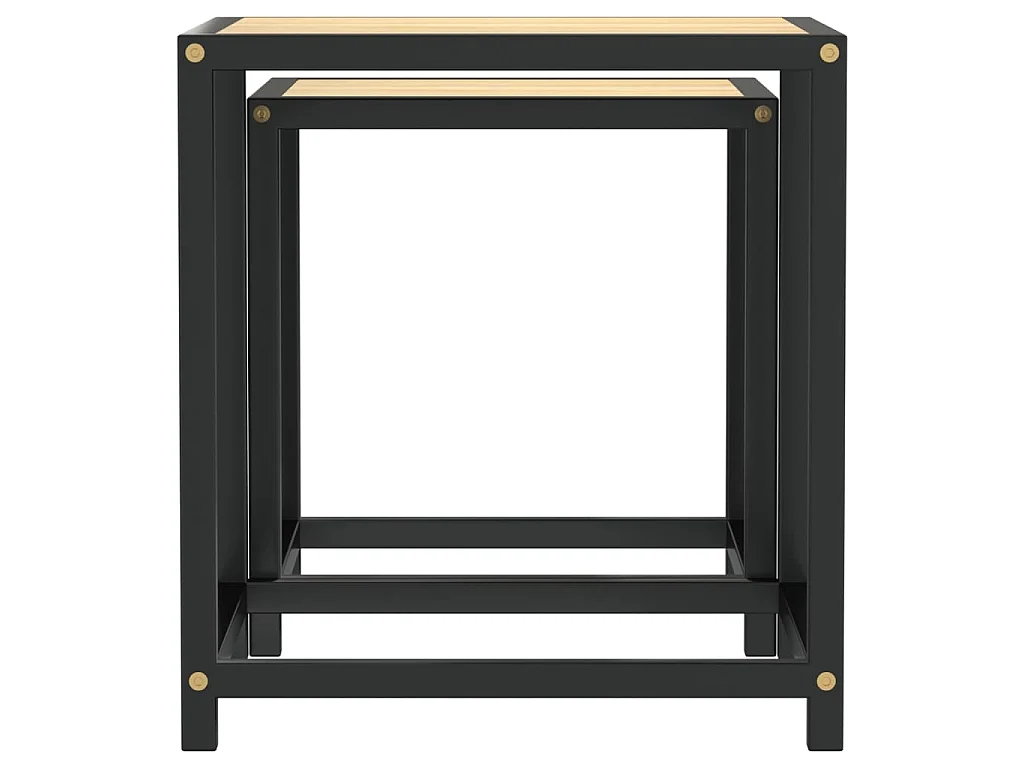 Tables à thé 2 pcs MDF Chêne sonoma