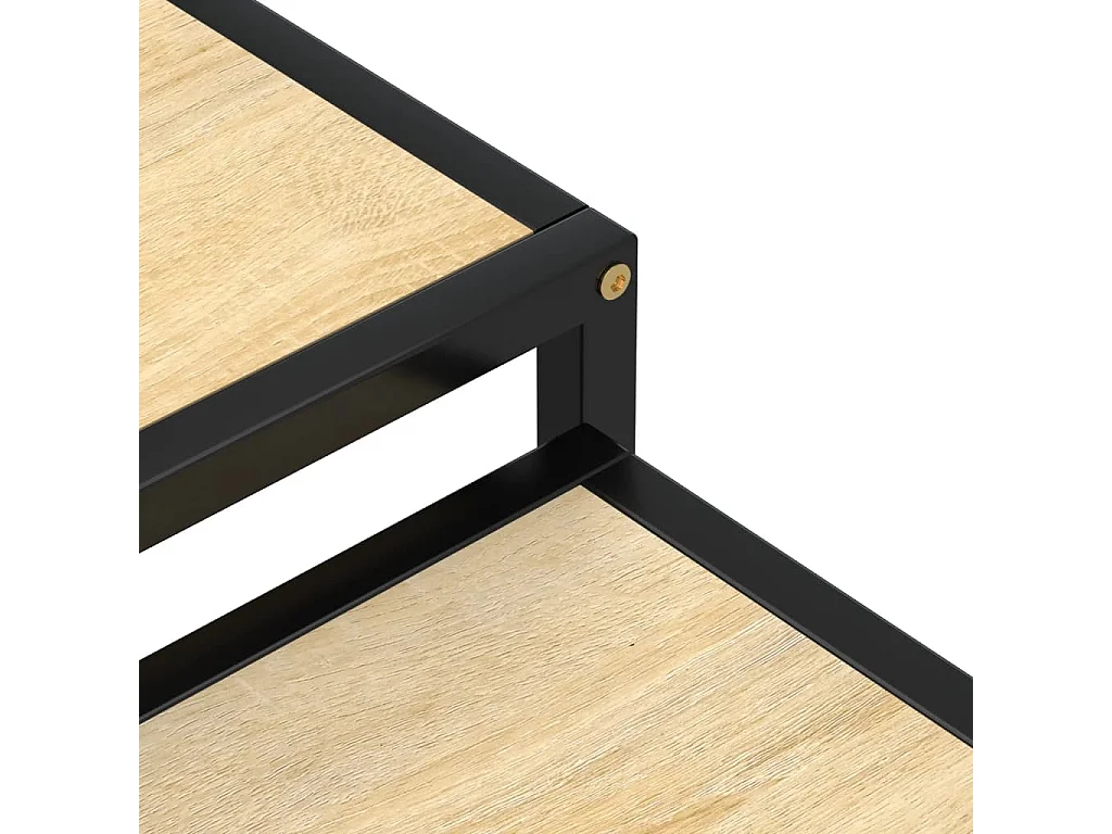 Tables à thé 2 pcs MDF Chêne sonoma