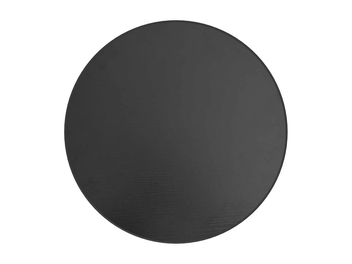 Beistelltisch Schwarz Ø35 cm MDF