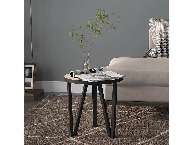 Beistelltisch Sonoma-Eiche Ø35 cm MDF