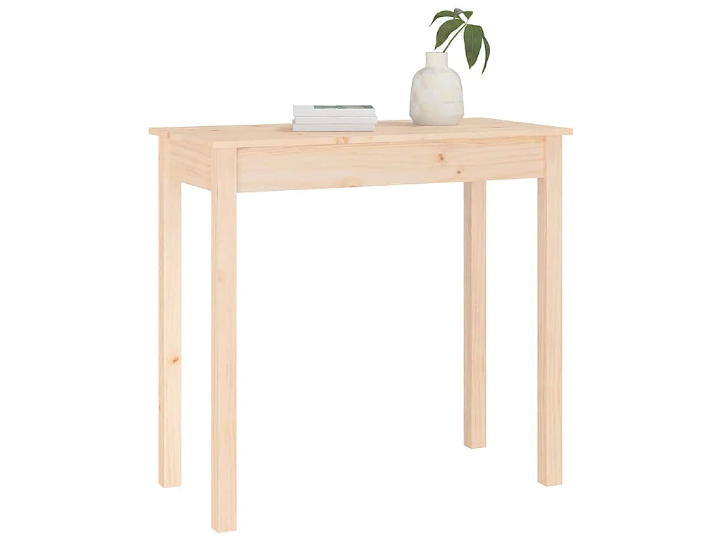 Table console 80x40x75 cm Bois massif de pin