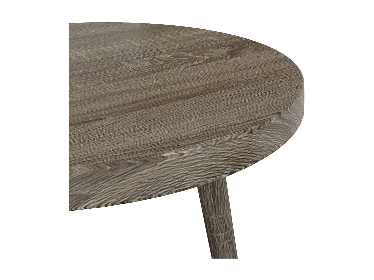 Ensemble de tables d'appoint 3 pcs Gris MDF et fer