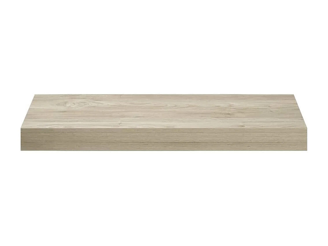 Étagère murale flottante chêne 50x23x3,8 cm MDF