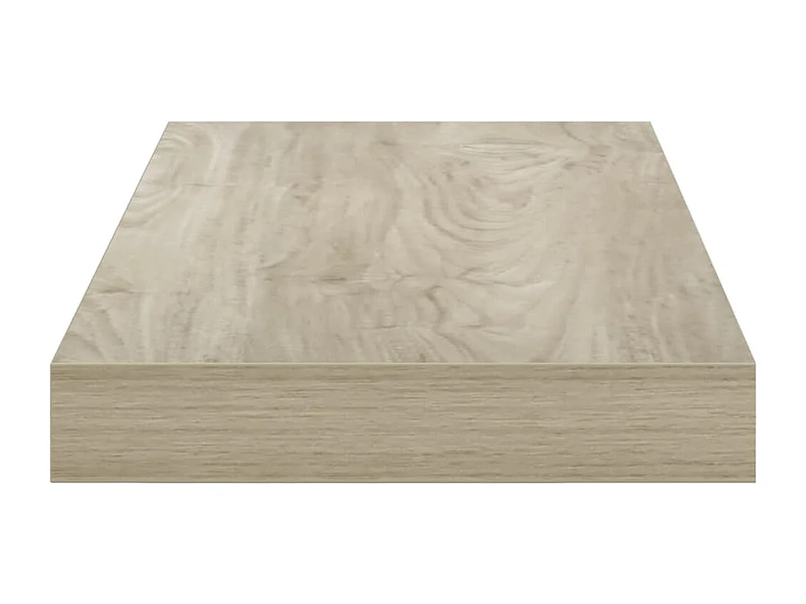 Étagère murale flottante chêne 50x23x3,8 cm MDF