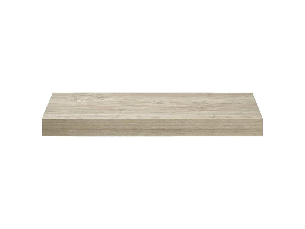 Étagère murale flottante chêne 50x23,5x3,8 cm MDF
