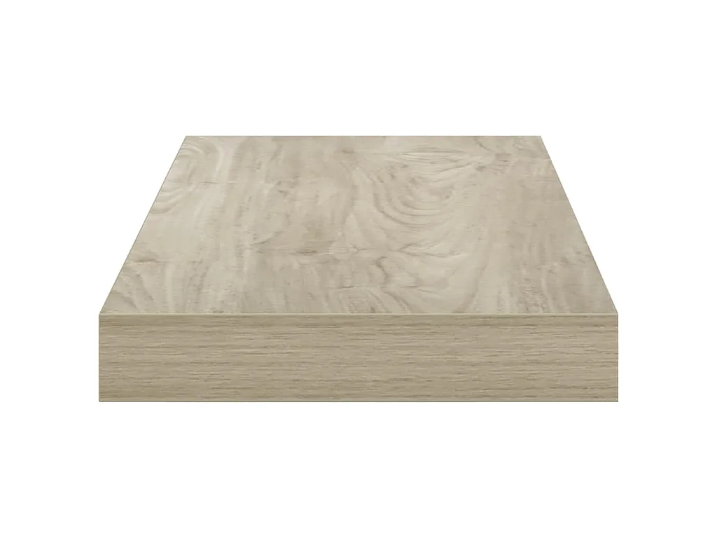 Étagère murale flottante chêne 50x23,5x3,8 cm MDF