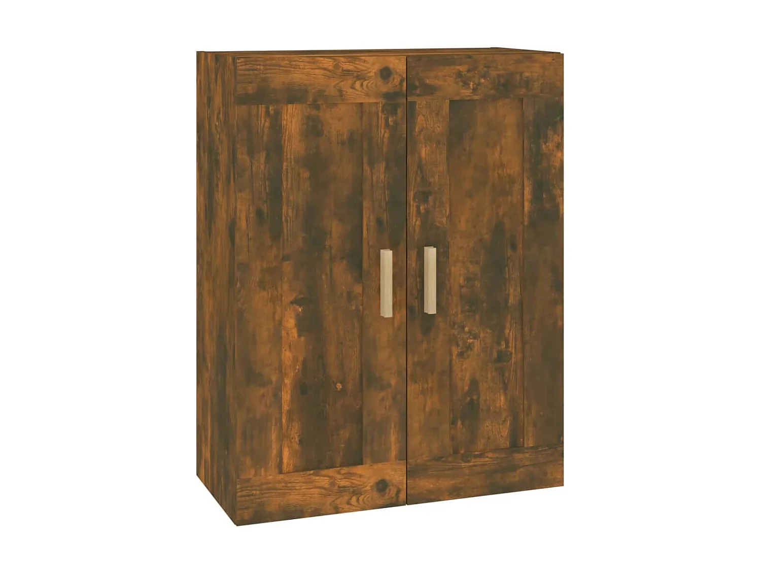 Armoire murale chêne fumé 69,5x32,5x90 cm bois d'ingénierie