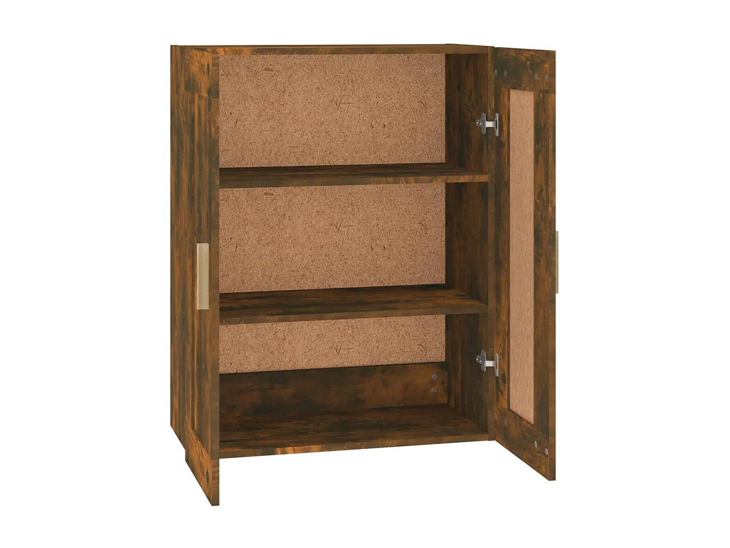 Armoire murale chêne fumé 69,5x32,5x90 cm bois d'ingénierie