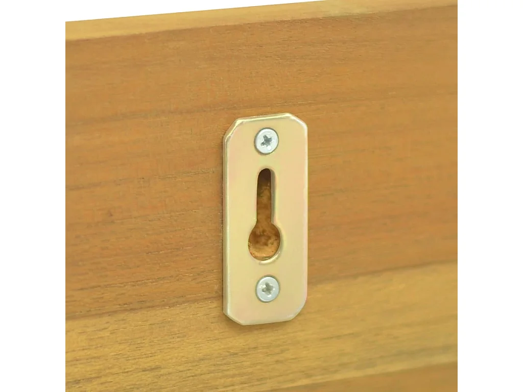 Estantes de pared 2 unidades madera maciza de teca 110x10x10 cm