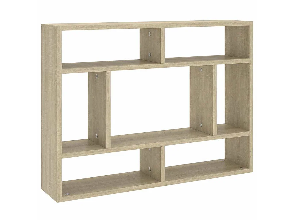 Wandregal Sonoma-Eiche 75x16x55 cm Holzwerkstoff