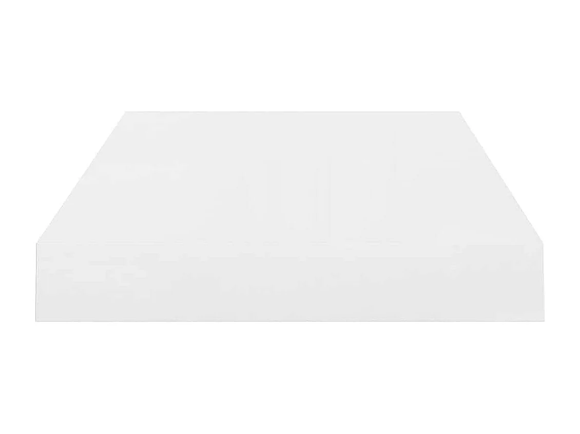 Scaffali a Parete 4 pz Bianco Lucido 40x23x3,8 cm in MDF