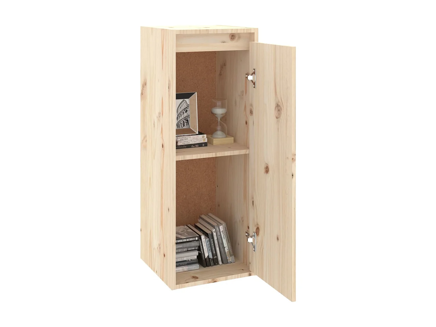 Pensili 2 pz 30x30x80 cm in Legno Massello di Pino