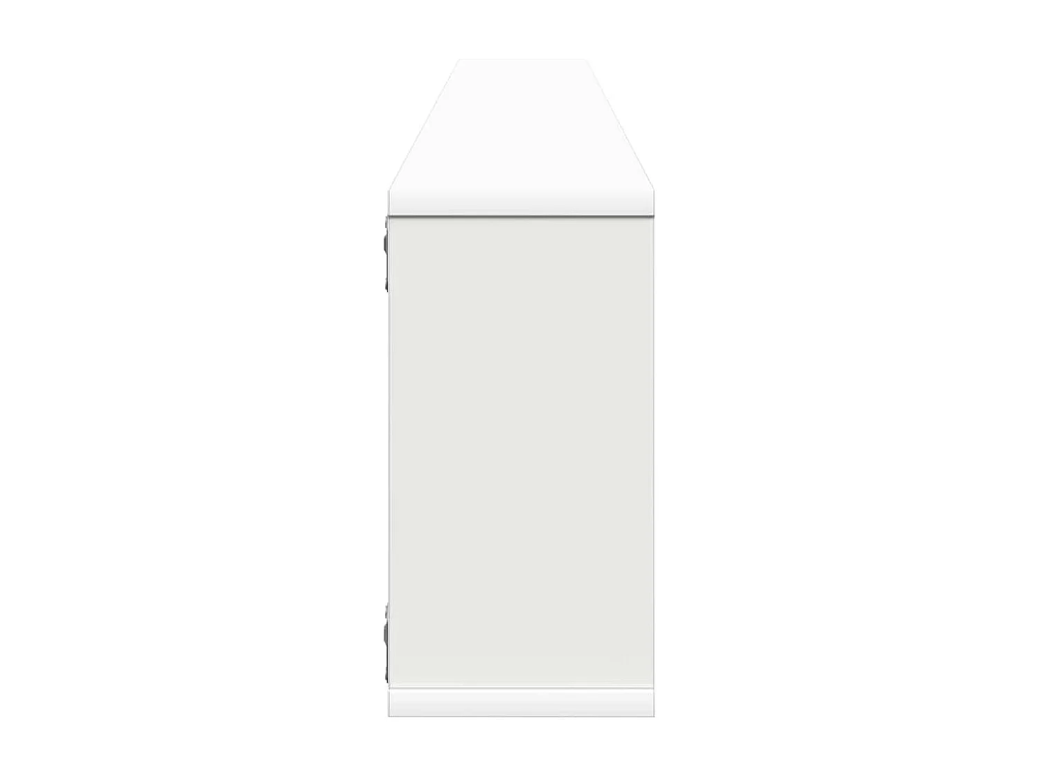 Étagères cube murales 4 pcs Blanc 100x15x30cm bois d'ingénierie