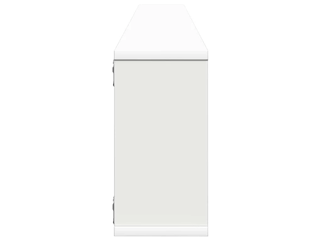 Étagères cube murales 4 pcs Blanc 100x15x30cm bois d'ingénierie