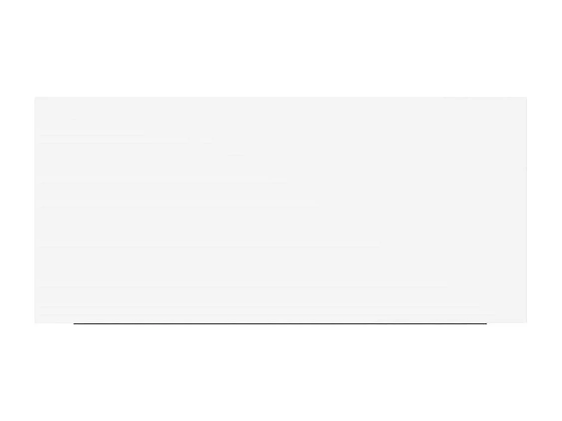 Schweberegale 2 Stk. Weiß 50x23x3,8 cm MDF