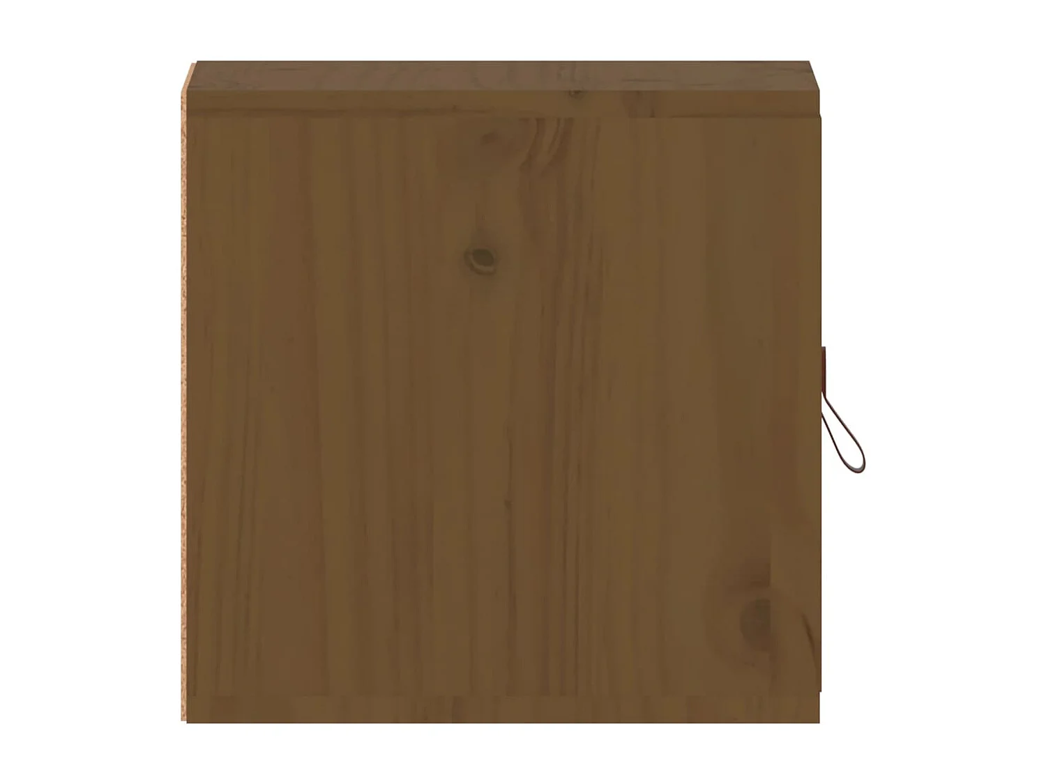 Armoires murales 2pcs Marron miel 31,5x30x30 cm Bois pin massif