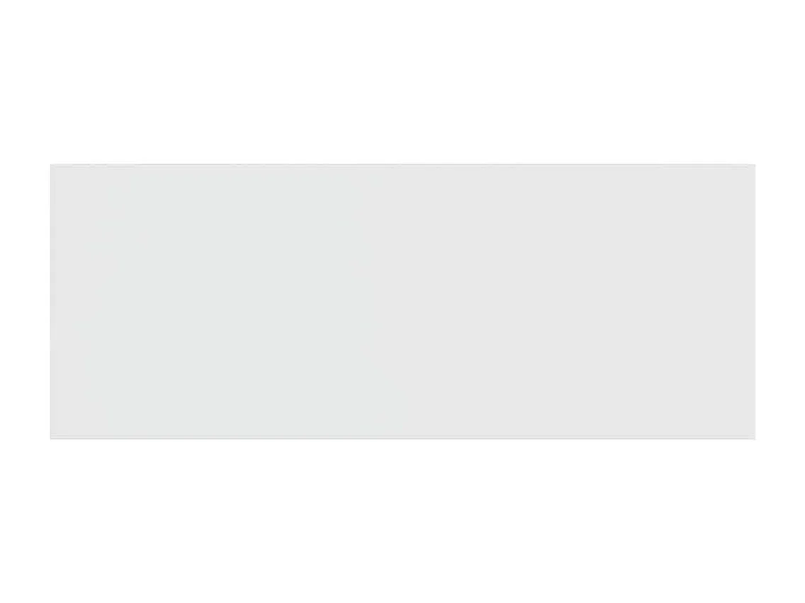 Étagère murale flottante 2 pcs Blanc brillant 60x23,5x3,8cm MDF