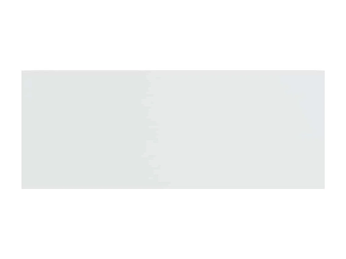 Étagère murale flottante 2 pcs Blanc brillant 60x23,5x3,8cm MDF