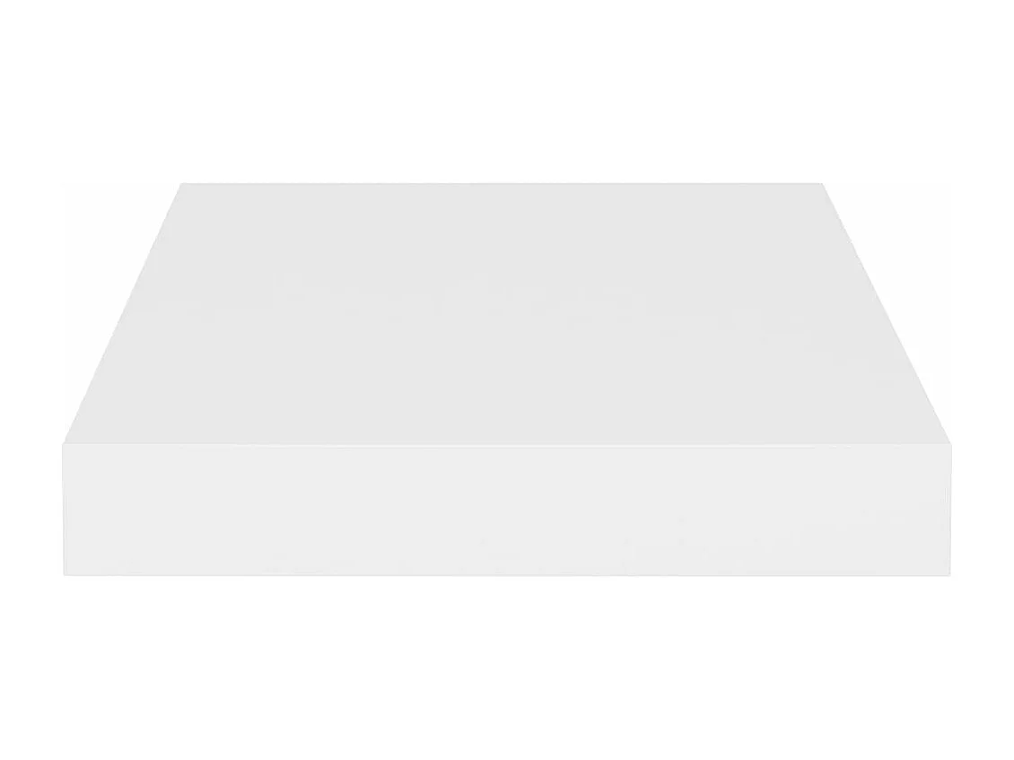 Étagère flottante murale blanc 23x23,5x3,8 cm MDF