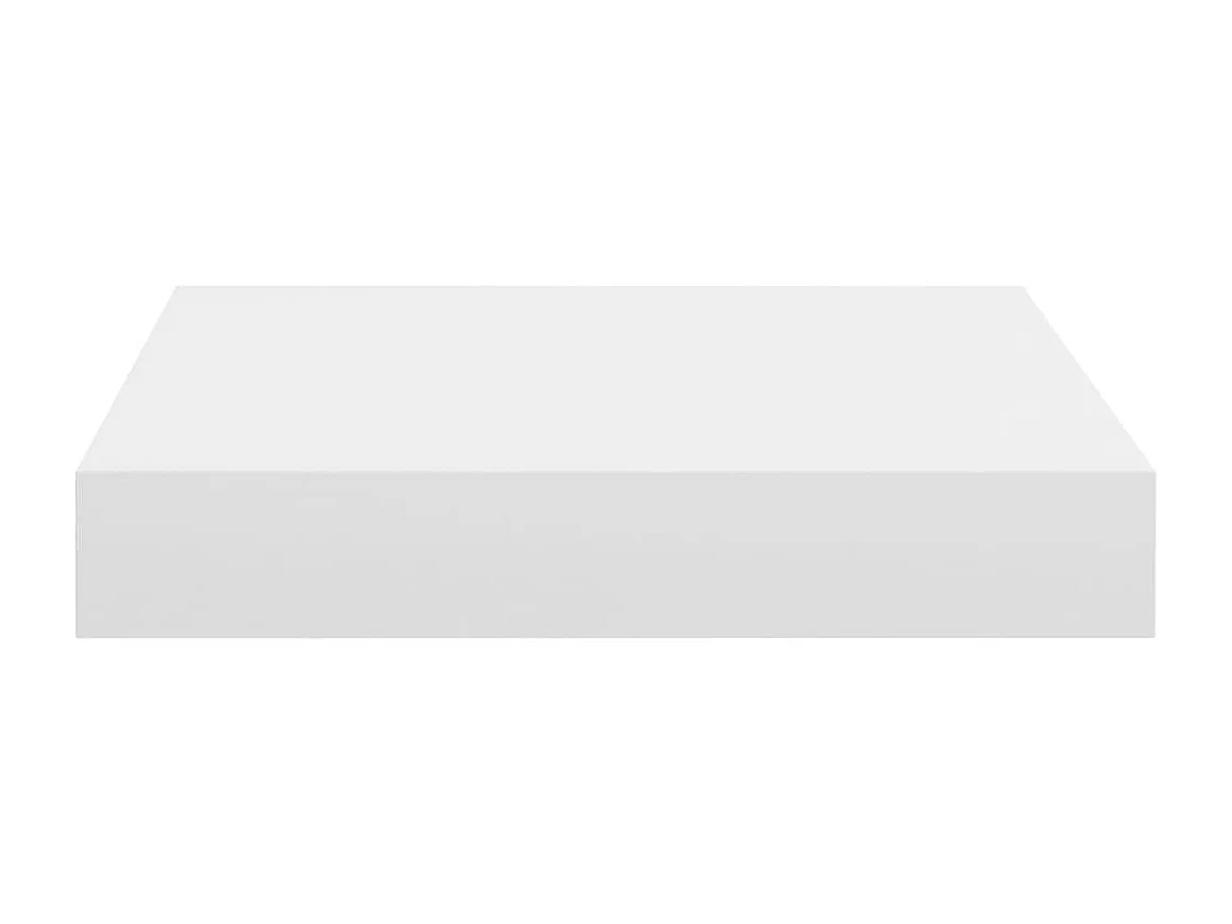 Prateleira parede suspensa 23x23,5x3,8 cm MDF branco