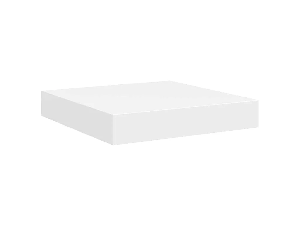 Étagère flottante murale blanc 23x23,5x3,8 cm MDF